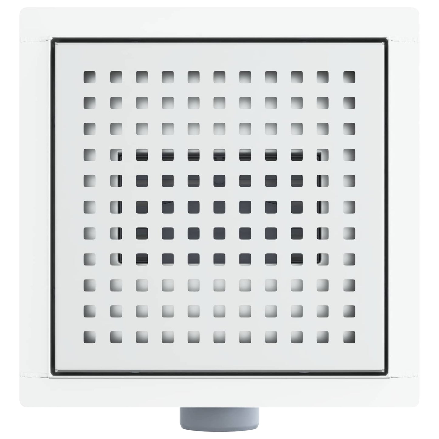 Dot Shower Drain Silver 20 x 20 cm Stainless Steel 304