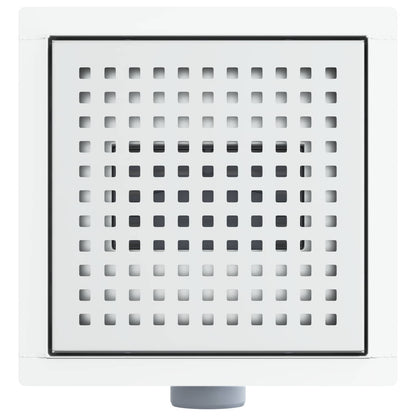 Dot Shower Drain Silver 20 x 20 cm Stainless Steel 304
