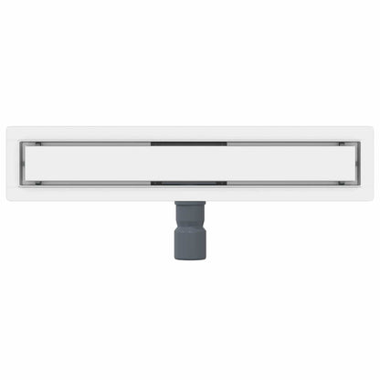 2 in 1 Shower Drain Silver 60 cm Stainless Steel 304