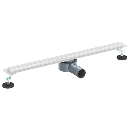 360° Shower Drain with Slim Model Silver 70 cm