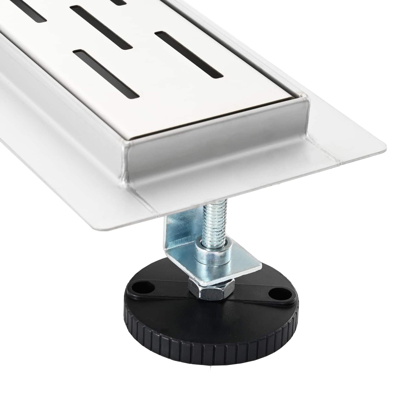 Shower Drain Line Design with 360° Siphon Silver 80 cm
