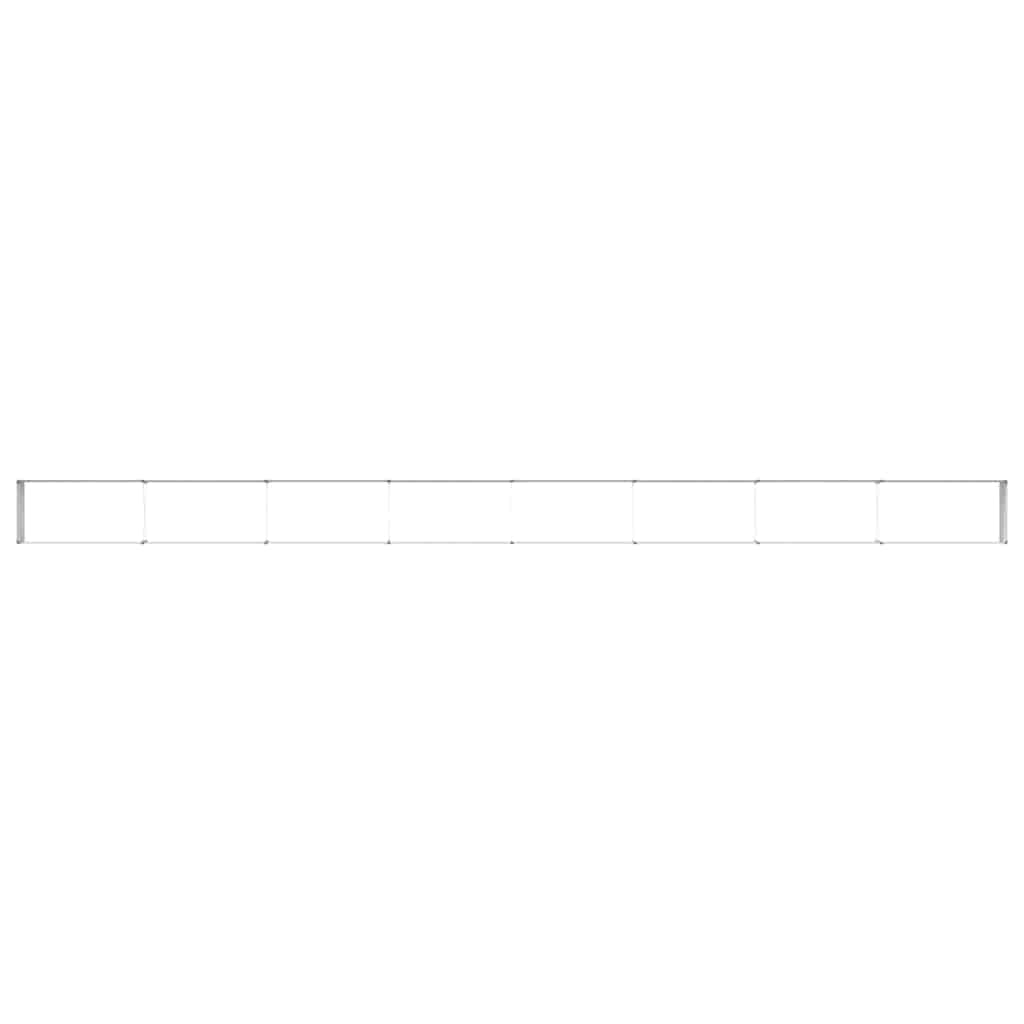 Garden Raised Bed Light Brown 775 x 50 x 36 cm Galvanised Steel