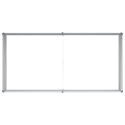 Garden Raised Bed Light Brown 160 x 80 x 77 cm Galvanised Steel