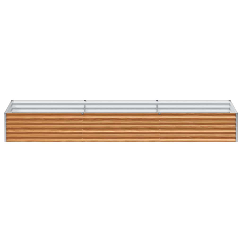 Garden Raised Bed 290 x 100 x 36 cm Galvanised Steel