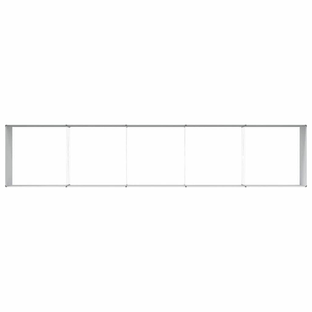 Garden Raised Bed 485 x 100 x 68 cm Galvanised Steel
