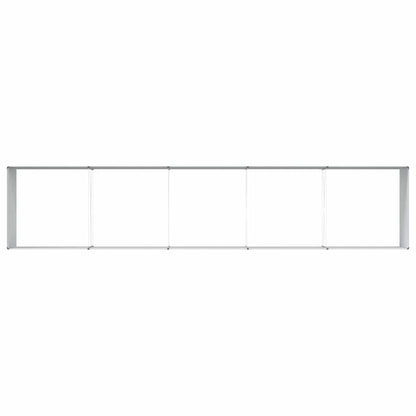 Garden Raised Bed 485 x 100 x 68 cm Galvanised Steel