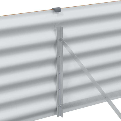 Garden Raised Bed 1164 x 50 x 36 cm Galvanised Steel