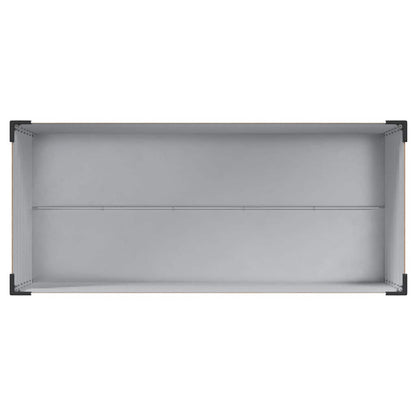 Garden Planter Light Brown 100 x 45 x 90 cm Galvanised Steel