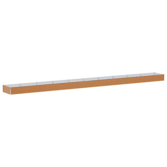 Garden Raised Bed Light Brown 970 x 100 x 36 cm