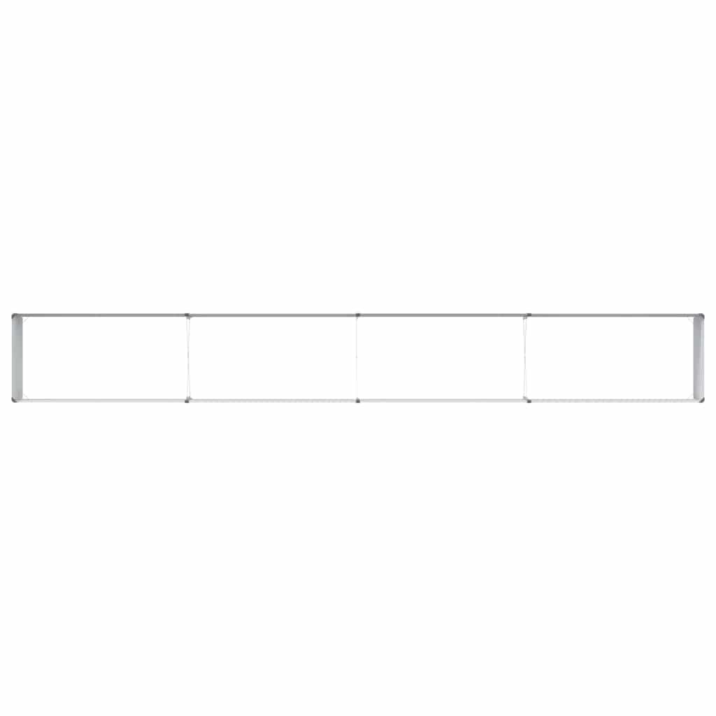 Garden Raised Bed Light Brown 390 x 50 x 68 cm Galvanised Steel