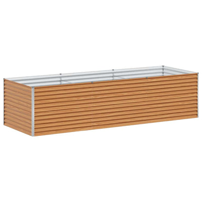 Garden Raised Bed 290 x 100 x 68 cm Galvanised Steel