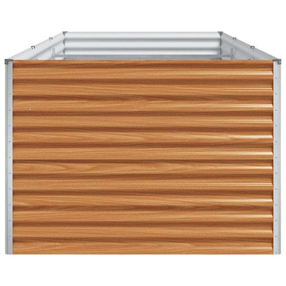 Garden Raised Bed 290 x 100 x 68 cm Galvanised Steel