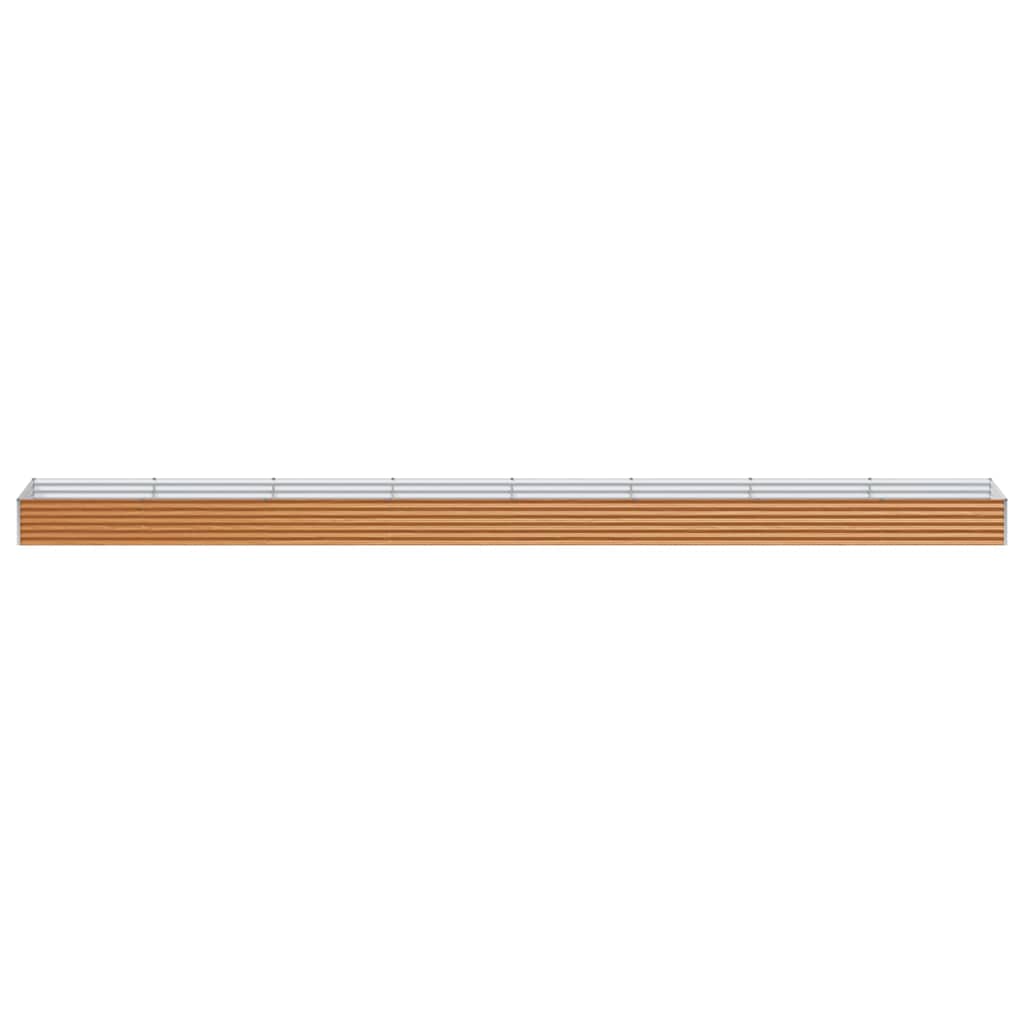 Garden Raised Bed 775 x 100 x 36 cm Galvanised Steel