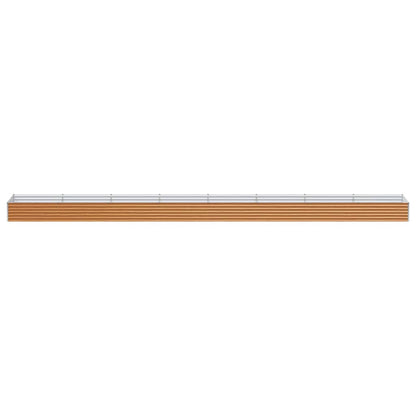 Garden Raised Bed 775 x 100 x 36 cm Galvanised Steel