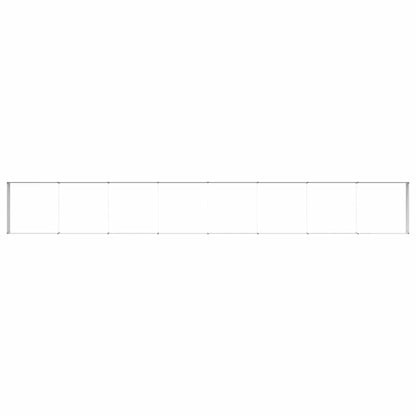 Garden Raised Bed 775 x 100 x 36 cm Galvanised Steel