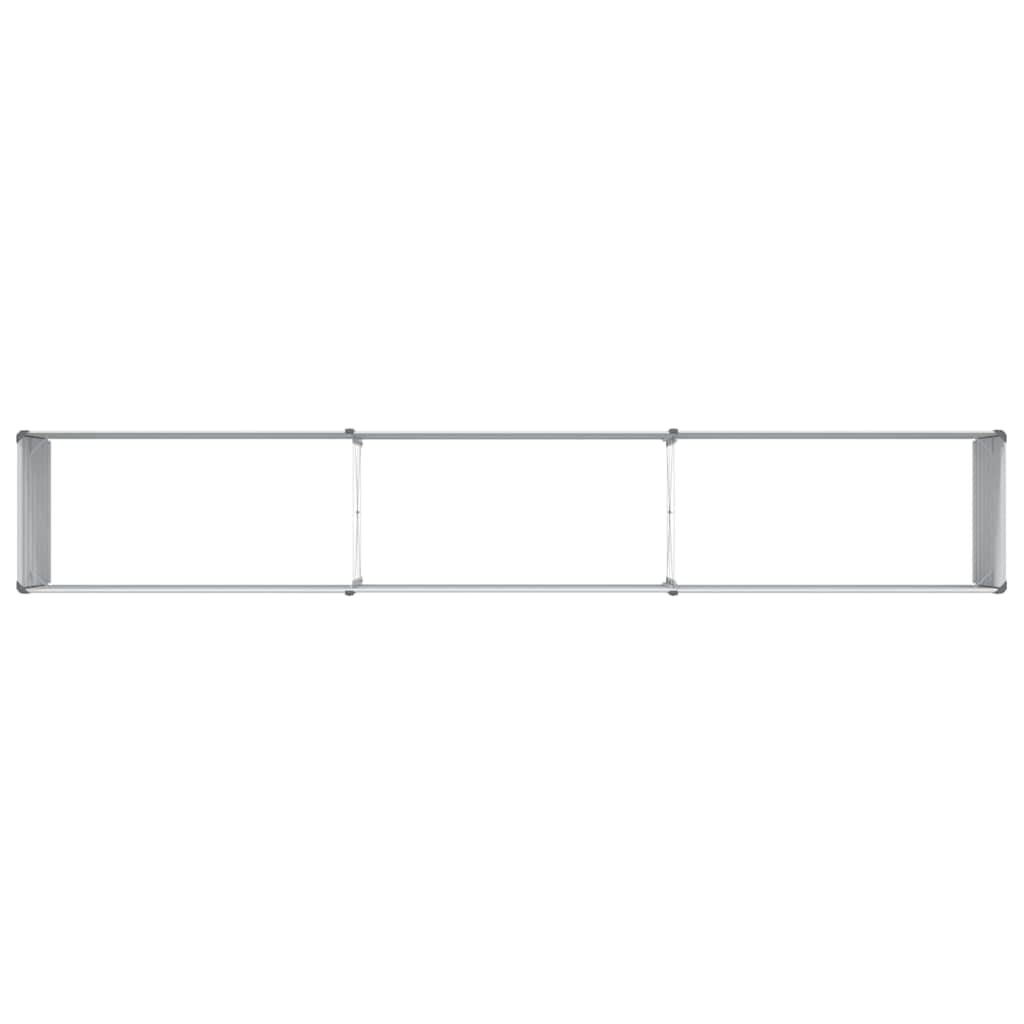 Garden Raised Bed Light Brown 240 x 40 x 77 cm Galvanised Steel