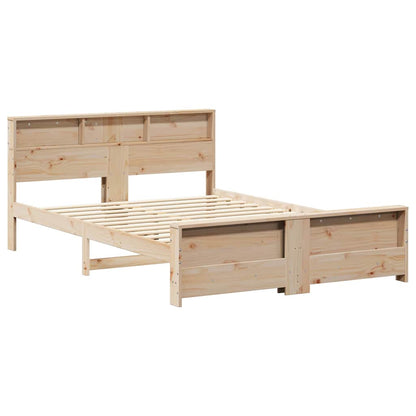 Bed Frame with Headboard Brown 150 x 200 cm Engineered Wood
