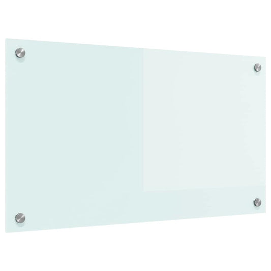 Kitchen Backsplash Milk 70 x 40 cm Tempered Glass