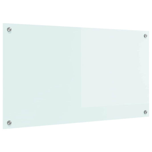 Kitchen Backsplash Milk 90 x 50 cm Tempered Glass