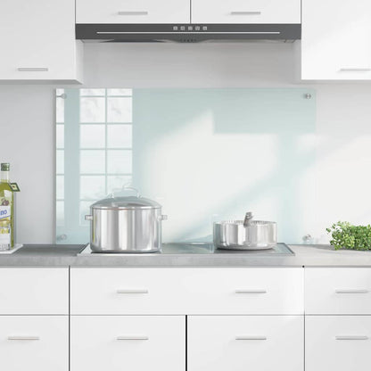 Kitchen Backsplash Milk 100 x 60 cm Tempered Glass