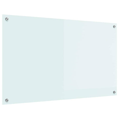 Kitchen Backsplash Milk 100 x 60 cm Tempered Glass