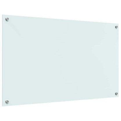 Kitchen Backsplash Milk 100 x 60 cm Tempered Glass
