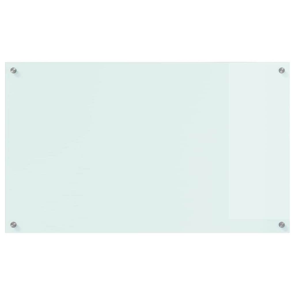 Kitchen Backsplash Milk 100 x 60 cm Tempered Glass