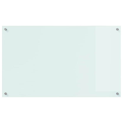Kitchen Backsplash Milk 100 x 60 cm Tempered Glass