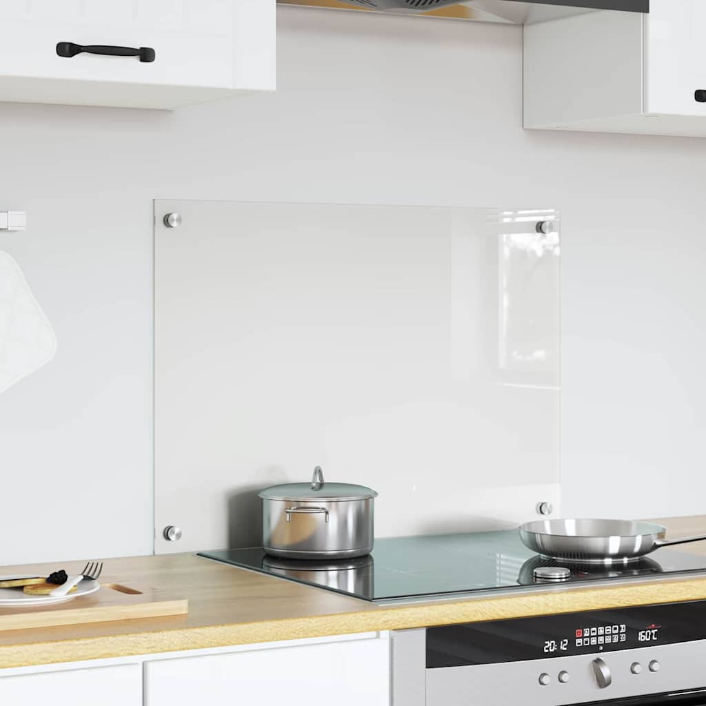 Kitchen Backsplash Transparent 70 x 50 cm Tempered Glass