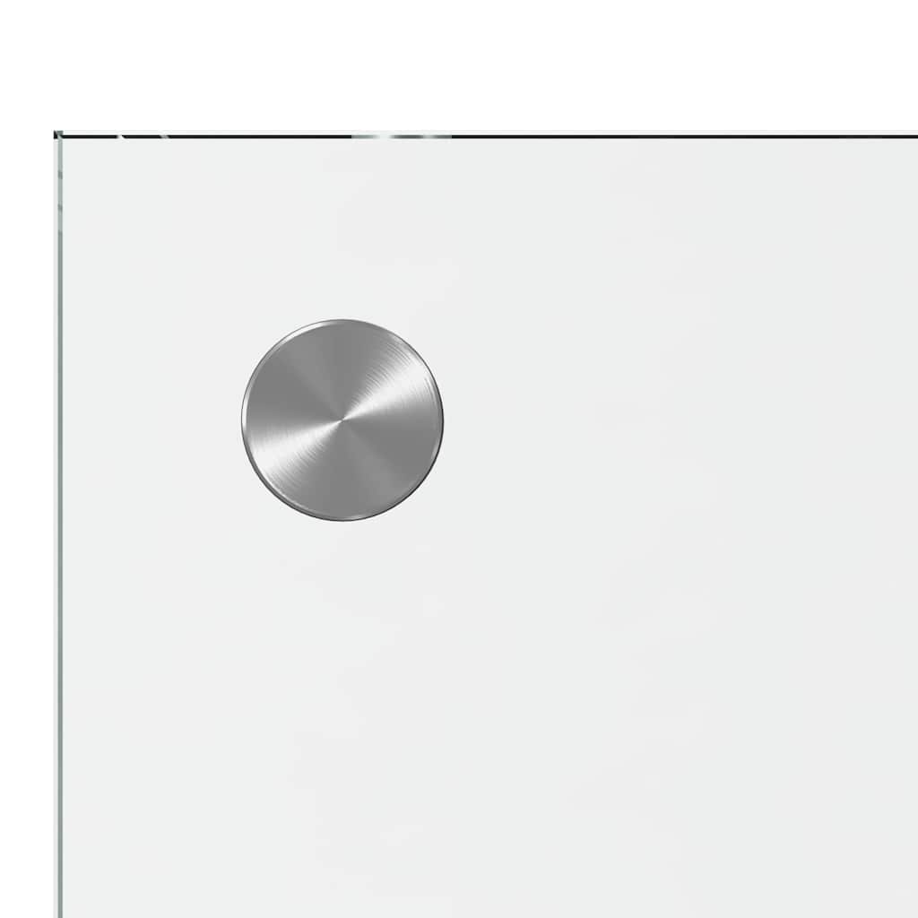Kitchen Backsplash Transparent 90 x 60 cm Tempered Glass