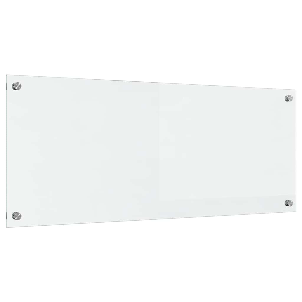 Kitchen Backsplash Transparent 100 x 40 cm Tempered Glass