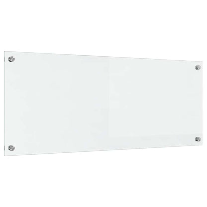 Kitchen Backsplash Transparent 100 x 40 cm Tempered Glass