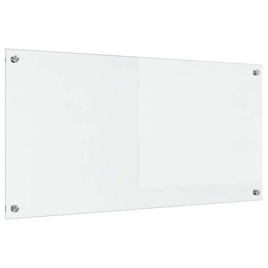 Kitchen Backsplash Transparent 100 x 50 cm Tempered Glass