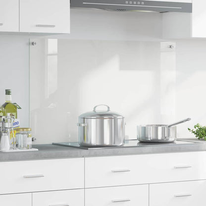 Kitchen Backsplash Transparent 100 x 60 cm Tempered Glass
