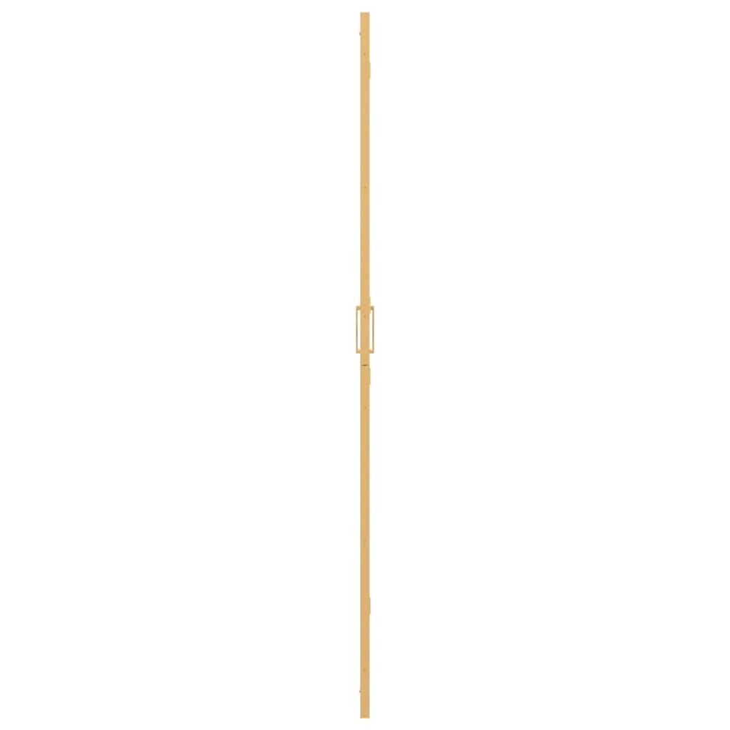 Walk-In Shower Wall Folding Gold 120 x 6.5 x 190 cm