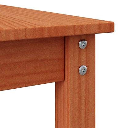Coffee Table Wax brown 50 x 50 x 45 cm Solid pine wood