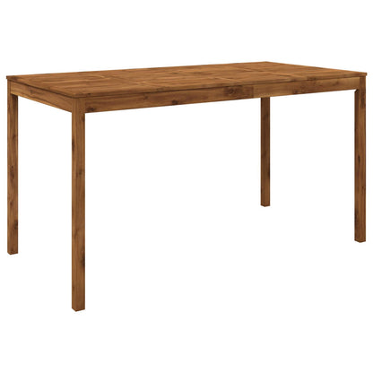 Garden Bar Table Natural 196 x 100 x 105 cm Solid Acacia Wood