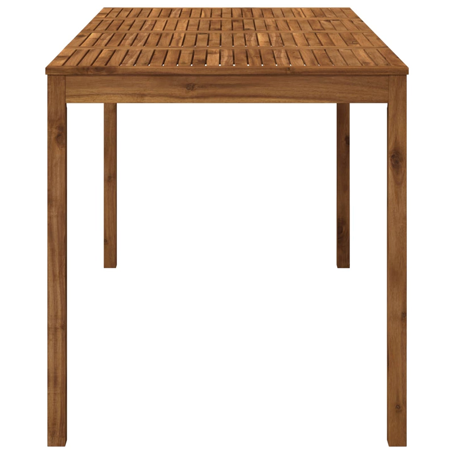 Garden Bar Table Natural 196 x 100 x 105 cm Solid Acacia Wood