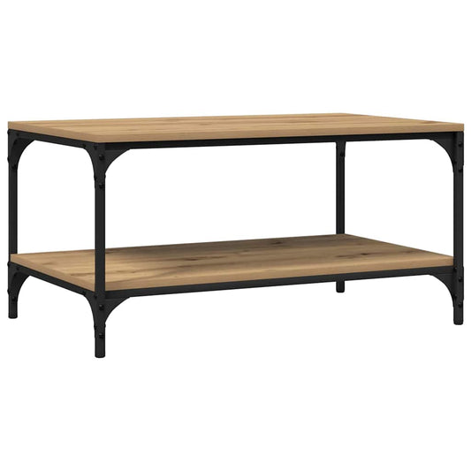 Coffee Table Artisan oak 80 x 50 x 40 cm Engineered wood