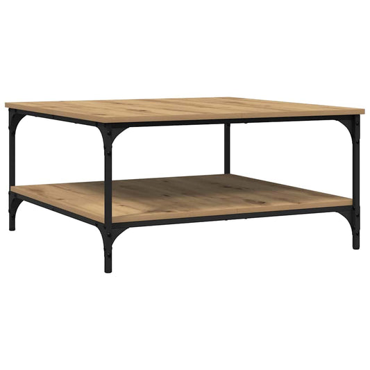Coffee Table Artisan oak 80 x 80 x 40 cm Engineered wood