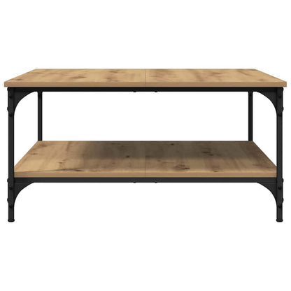 Coffee Table Artisan oak 80 x 80 x 40 cm Engineered wood