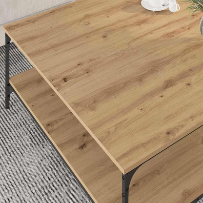 Coffee Table Artisan oak 100 x 100 x 40 cm Engineered wood