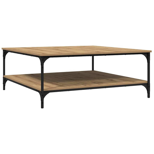 Coffee Table Artisan oak 100 x 100 x 40 cm Engineered wood