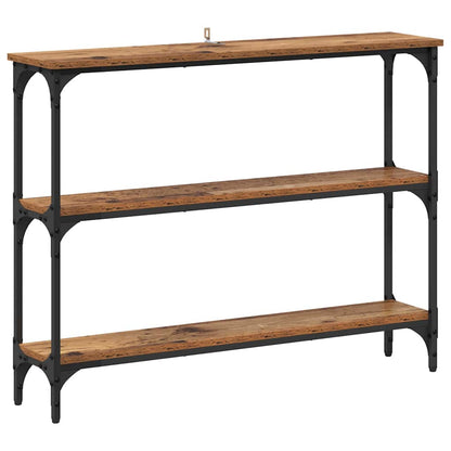 Console Table with Shelf Old wood 100 x 22.5 x 75 cm