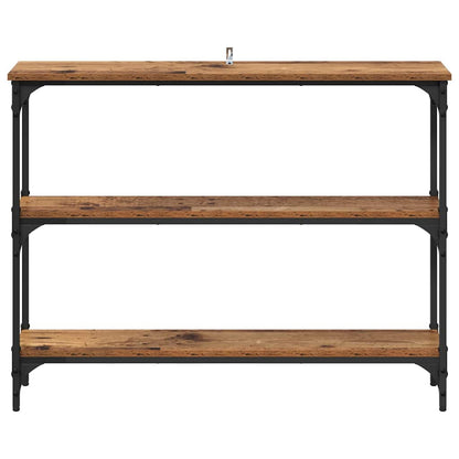 Console Table with Shelf Old wood 100 x 22.5 x 75 cm