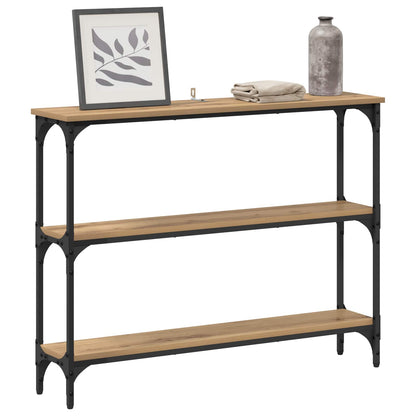 Console Table Artisan Oak 100 x 22.5 x 75 cm Engineered Wood