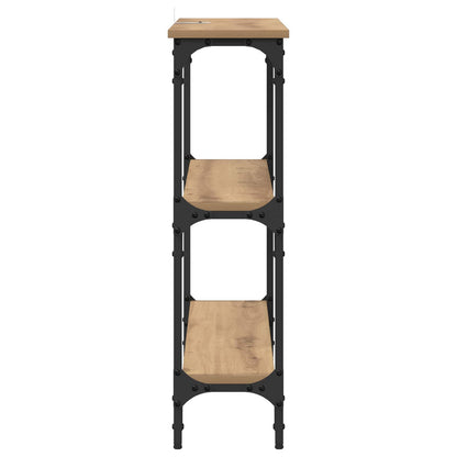 Console Table Artisan Oak 100 x 22.5 x 75 cm Engineered Wood