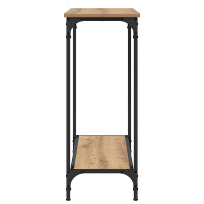 Console Table Artisan oak 101 x 30.5 x 75 cm Engineered wood