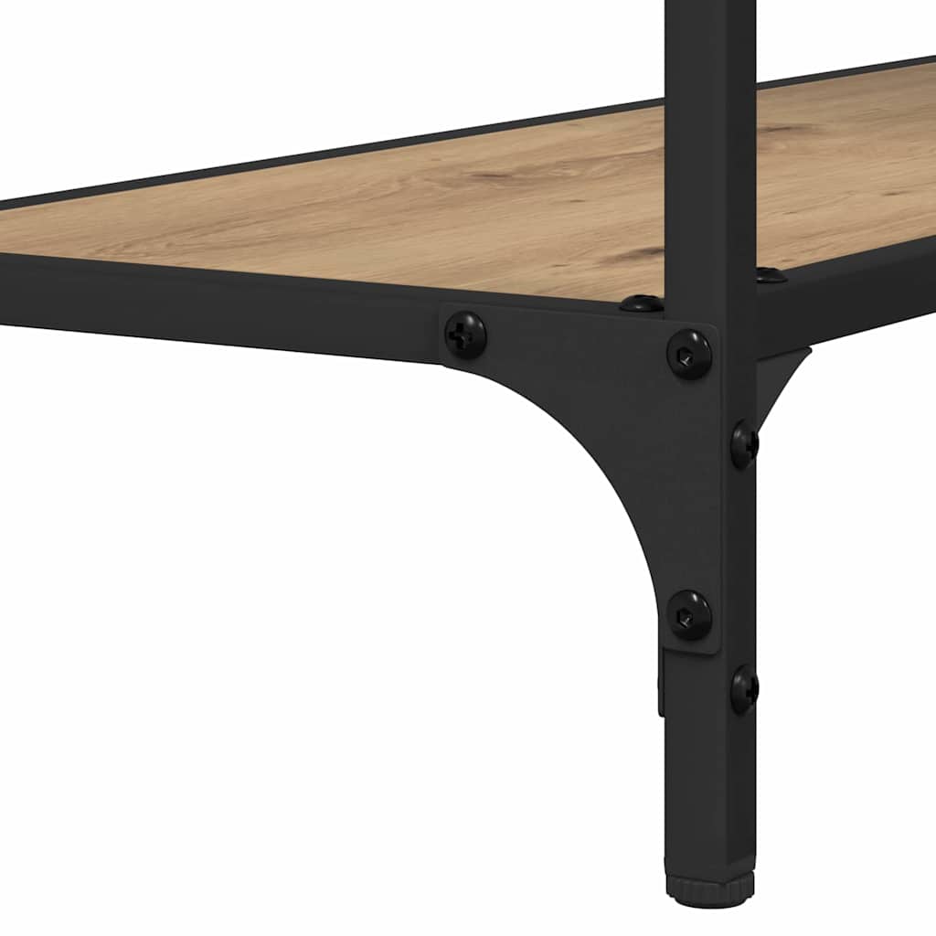 Console Table Artisan oak 75 x 30.5 x 75 cm Engineered wood