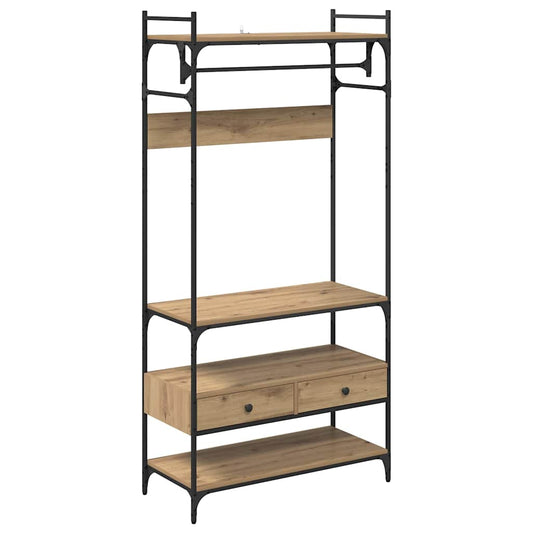Wardrobe Artisan oak 89 x 39 x 184.5 cm Engineered wood